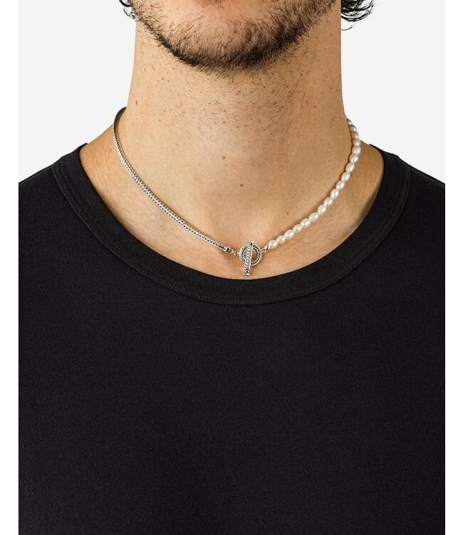 Buddha to Buddha Buddha to Buddha Barbara Mini Perle Kette Silber