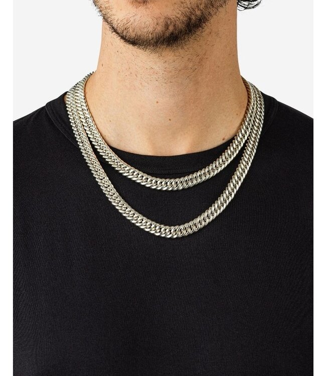 Buddha to Buddha Buddha to Buddha Schakel XS Ketting Zilver