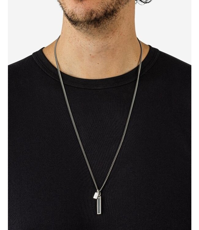 Buddha to Buddha Exklusives Ben Mini (Edel)steen Hanger Silber Onyx aus 925er Sterlingsilber – Gratis Gravur