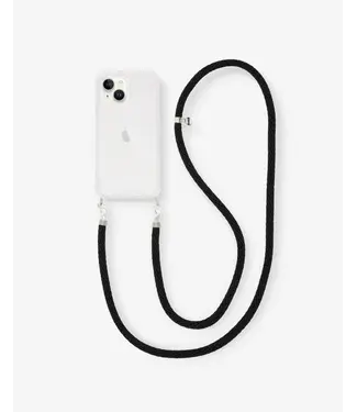 Buddha to Buddha Phone Koord Zilver Zwart