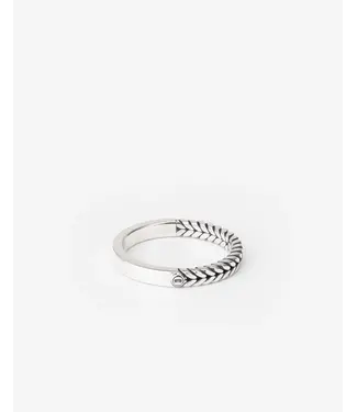 Buddha to Buddha Buddha to Buddha Barbara Mini Dual Ring Zilver