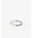 Buddha to Buddha Exclusive Barbara Mini Dual Ring Bicolor 925 Sterling Silver – Free Engraving
