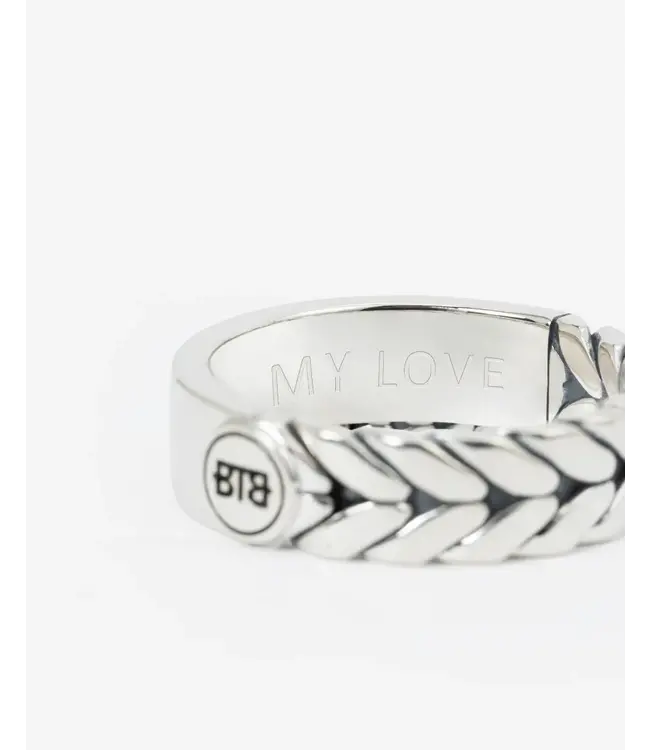 Buddha to Buddha Barbara Dual Ring Zilver