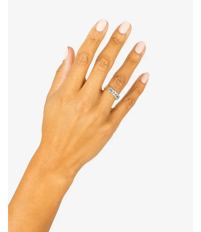 Barbara Dual Ring Zilver
