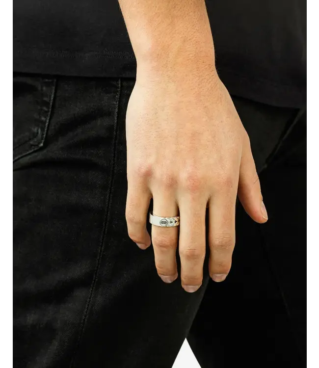 Buddha to Buddha Barbara Dual Ring Silber