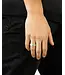 Barbara Dual Ring Zilver