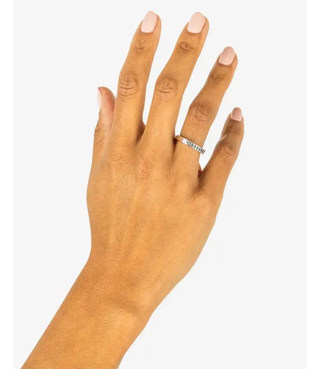 Buddha to Buddha Exclusive Esther Mini Dual Ring Silver 925 Sterling Silver – Free Engraving