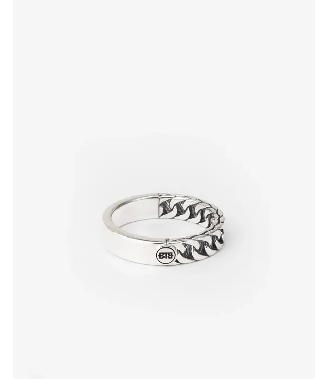 Buddha to Buddha Exklusives Esther Small Dual Ring Silber aus 925er Sterlingsilber – Gratis Gravur