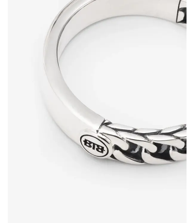 Buddha to Buddha Exclusive Esther Small Dual Ring Silver 925 Sterling Silver – Free Engraving