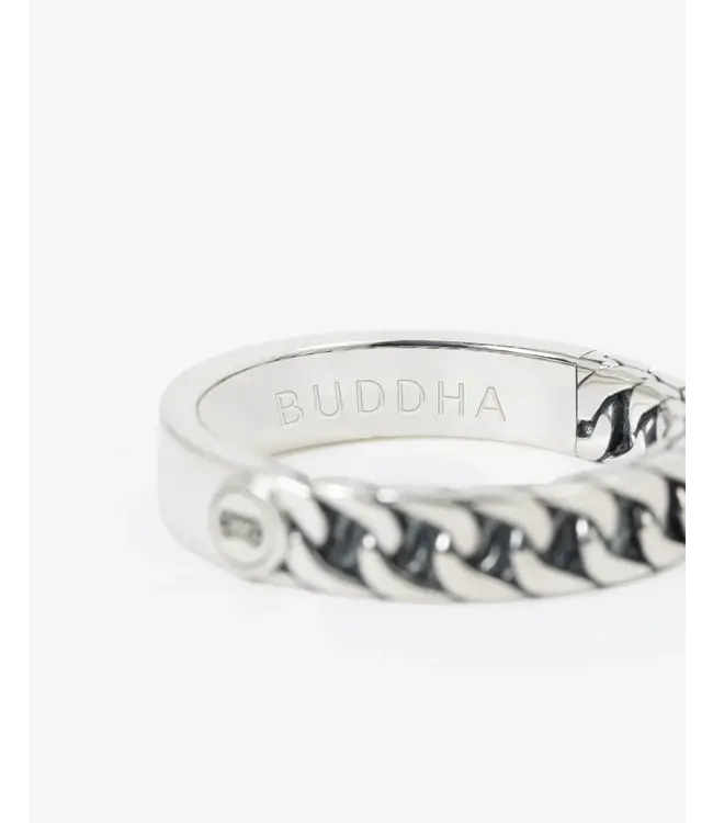 Buddha to Buddha Exclusive Esther Small Dual Ring Silver 925 Sterling Silver – Free Engraving
