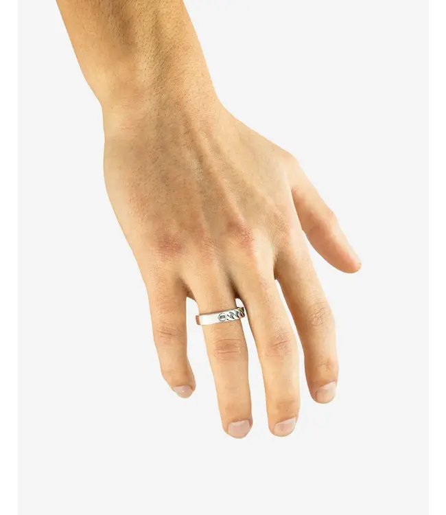 Buddha to Buddha Esther Small Dual Ring Zilver