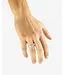 Buddha to Buddha Exklusives Esther Small Dual Ring Silber aus 925er Sterlingsilber – Gratis Gravur