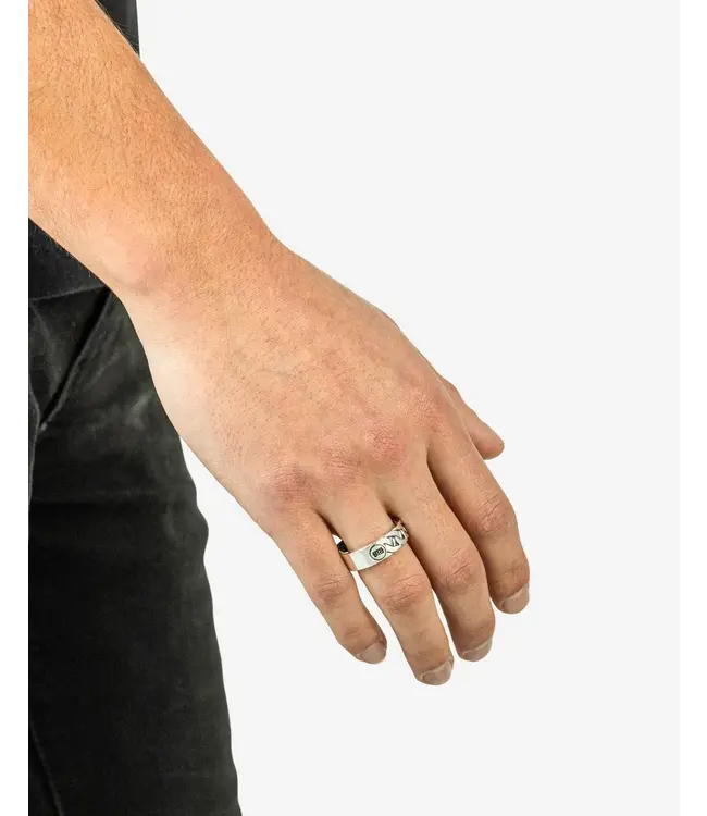 Buddha to Buddha Esther Dual Ring Silber