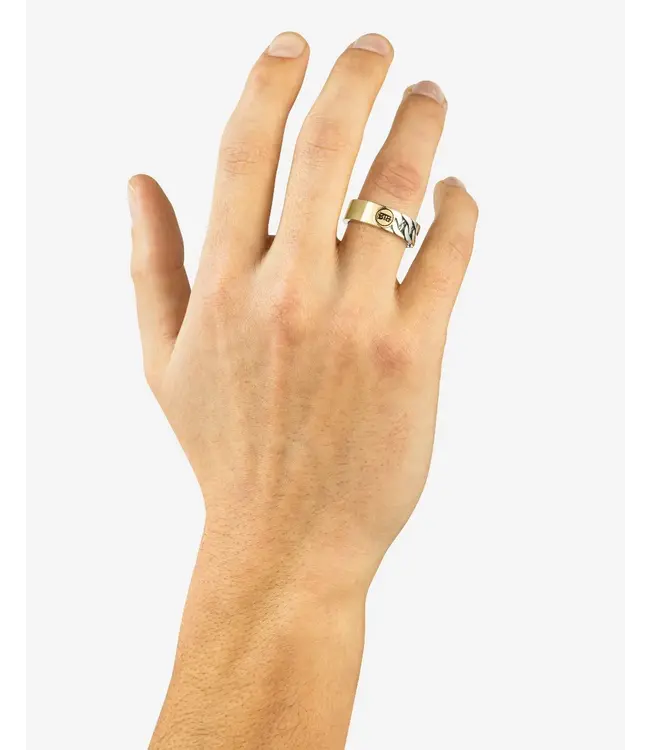 Buddha to Buddha Exclusive Esther Dual Ring Bicolor 925 Sterling Silver – Free Engraving