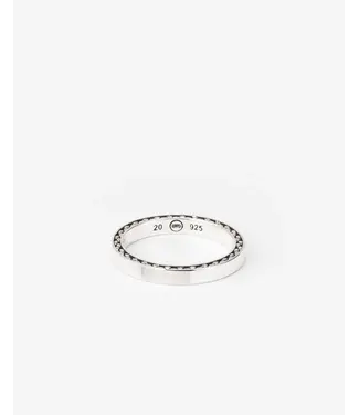 Buddha to Buddha George Mini Smooth Ring Silber