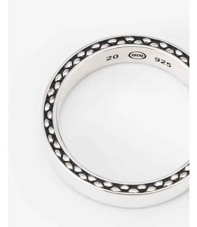 George Small Gladde Ring Zilver