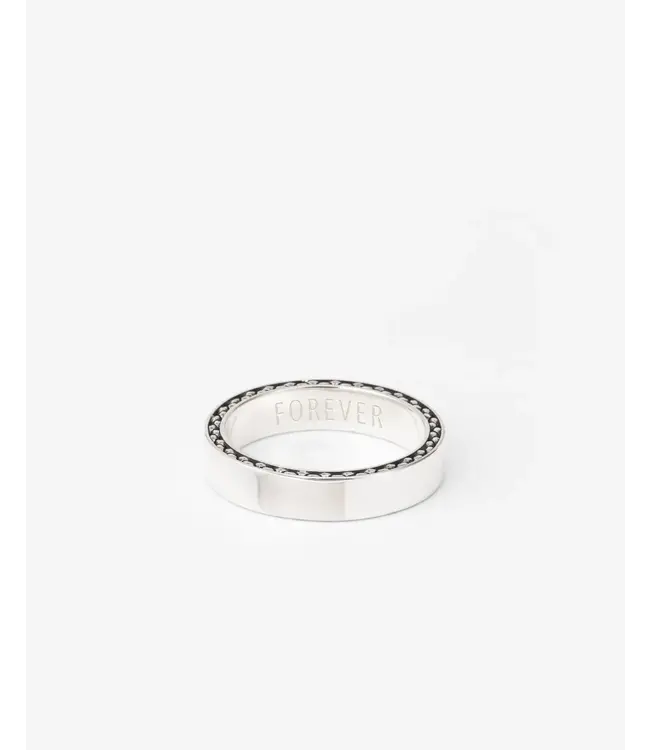 George Small Gladde Ring Zilver