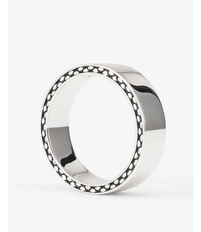 Buddha to Buddha George Smooth Ring Zilver