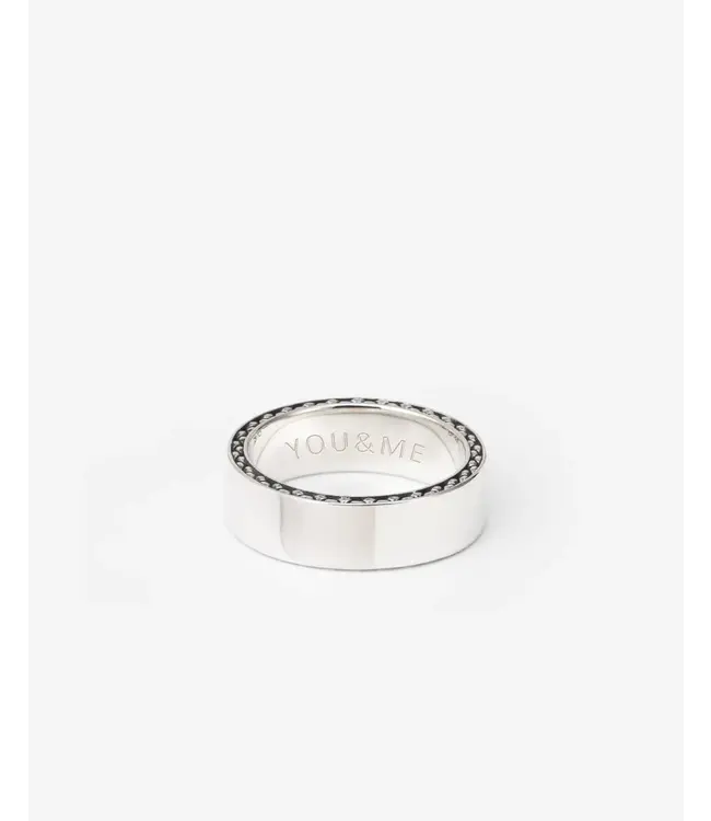 George Gladde Ring Zilver