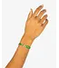 Buddha to Buddha Exclusieve Chain XS Koord Armband Zilver Buddha Groen van 925 Sterling Zilver – Gratis Gravure