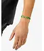 Buddha to Buddha Exclusieve Chain XS Koord Armband Zilver Buddha Groen van 925 Sterling Zilver – Gratis Gravure
