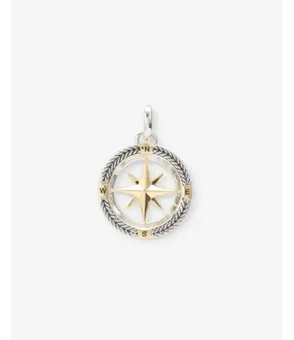 Buddha to Buddha Barbara Compass Pendant Bicolor