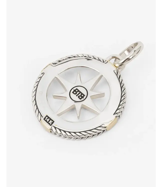 Buddha to Buddha Exclusive Barbara Kompas Hanger Bicolor​ 925 Sterling Silver – Free Engraving