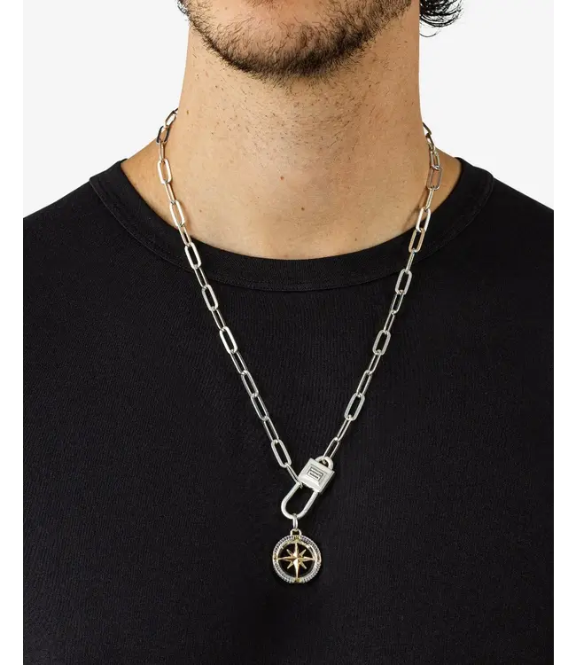 Buddha to Buddha Exclusive Barbara Kompas Hanger Bicolor​ 925 Sterling Silver – Free Engraving