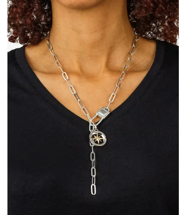 Buddha to Buddha Buddha to Buddha Barbara Compass Pendant Bicolor