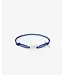 Buddha to Buddha Chain XS Cord Bracelet Silver Cobalt Blue