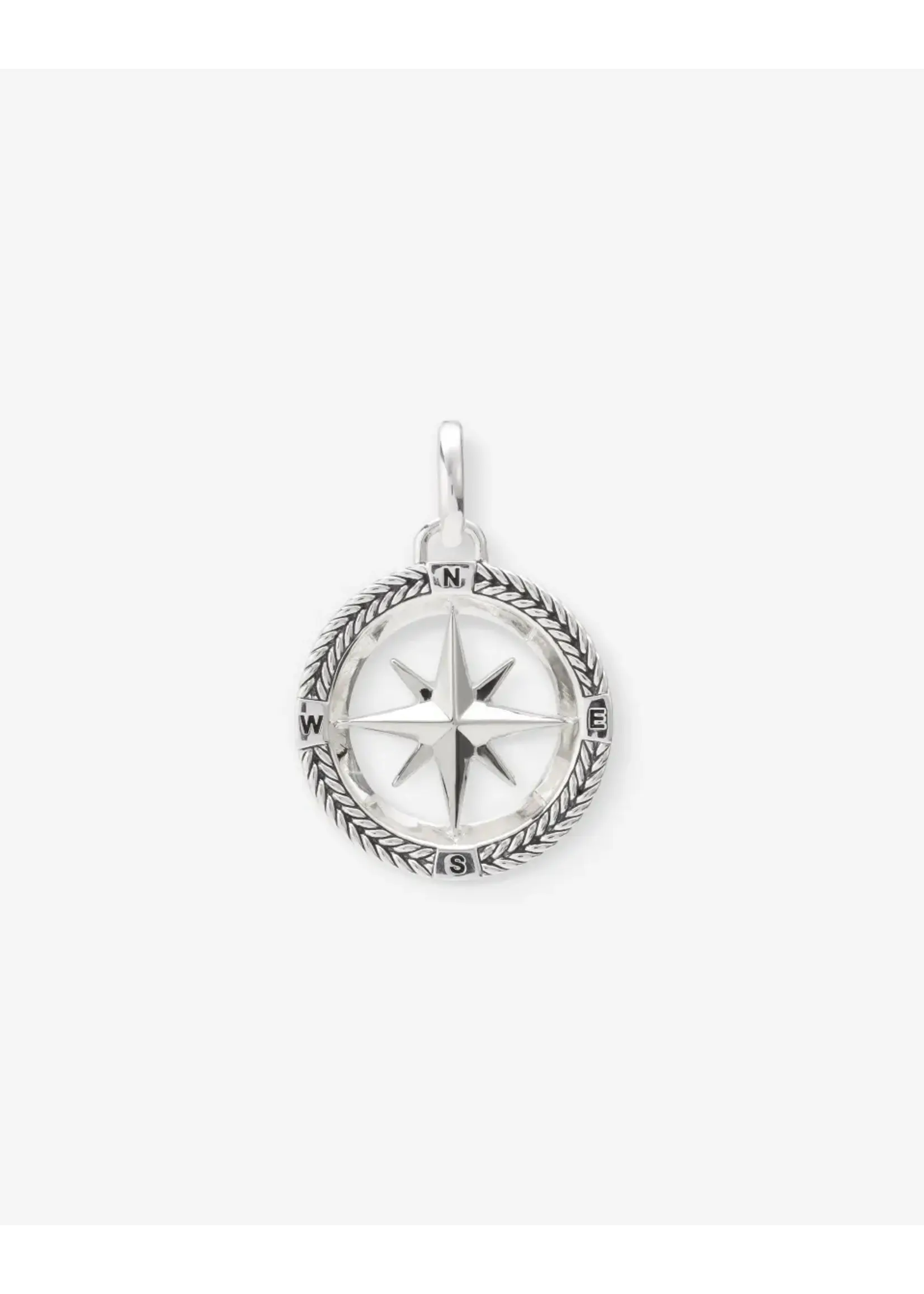 Buddha to Buddha Buddha to Buddha Barbara Compass Anhänger Silber