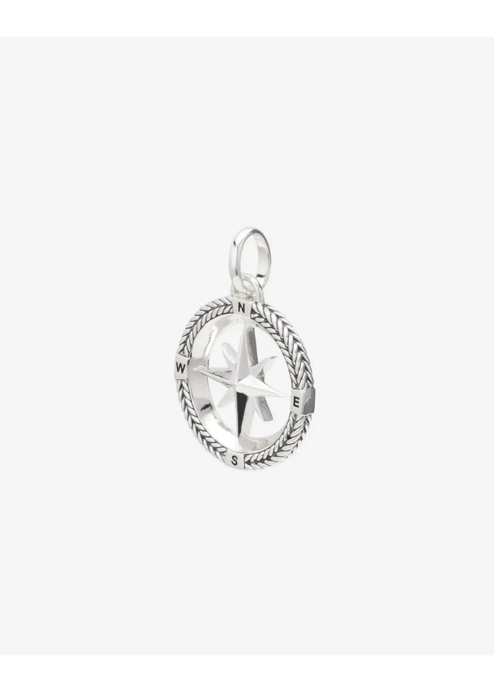 Buddha to Buddha Buddha to Buddha Barbara Compass Anhänger Silber