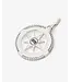 Barbara Kompas Hanger Zilver