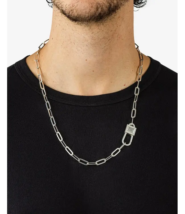 Buddha to Buddha Buddha to Buddha Chainlink Slot Ketting Zilver