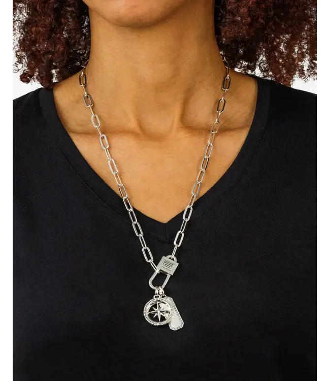 Buddha to Buddha Buddha to Buddha Chainlink Slot Ketting Zilver