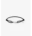 Buddha to Buddha Exclusieve Katja Cord Bracelet Silver Black van 925 Sterling Zilver – Gratis Gravure