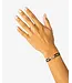 Katja Koord Armband Zilver Zwart