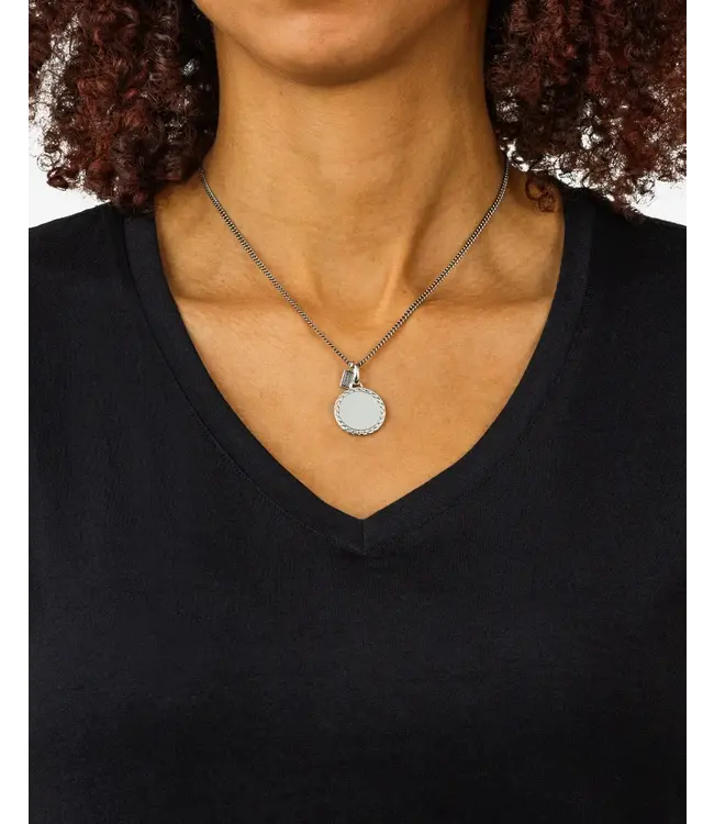 Buddha to Buddha George Coin Pendant Silver