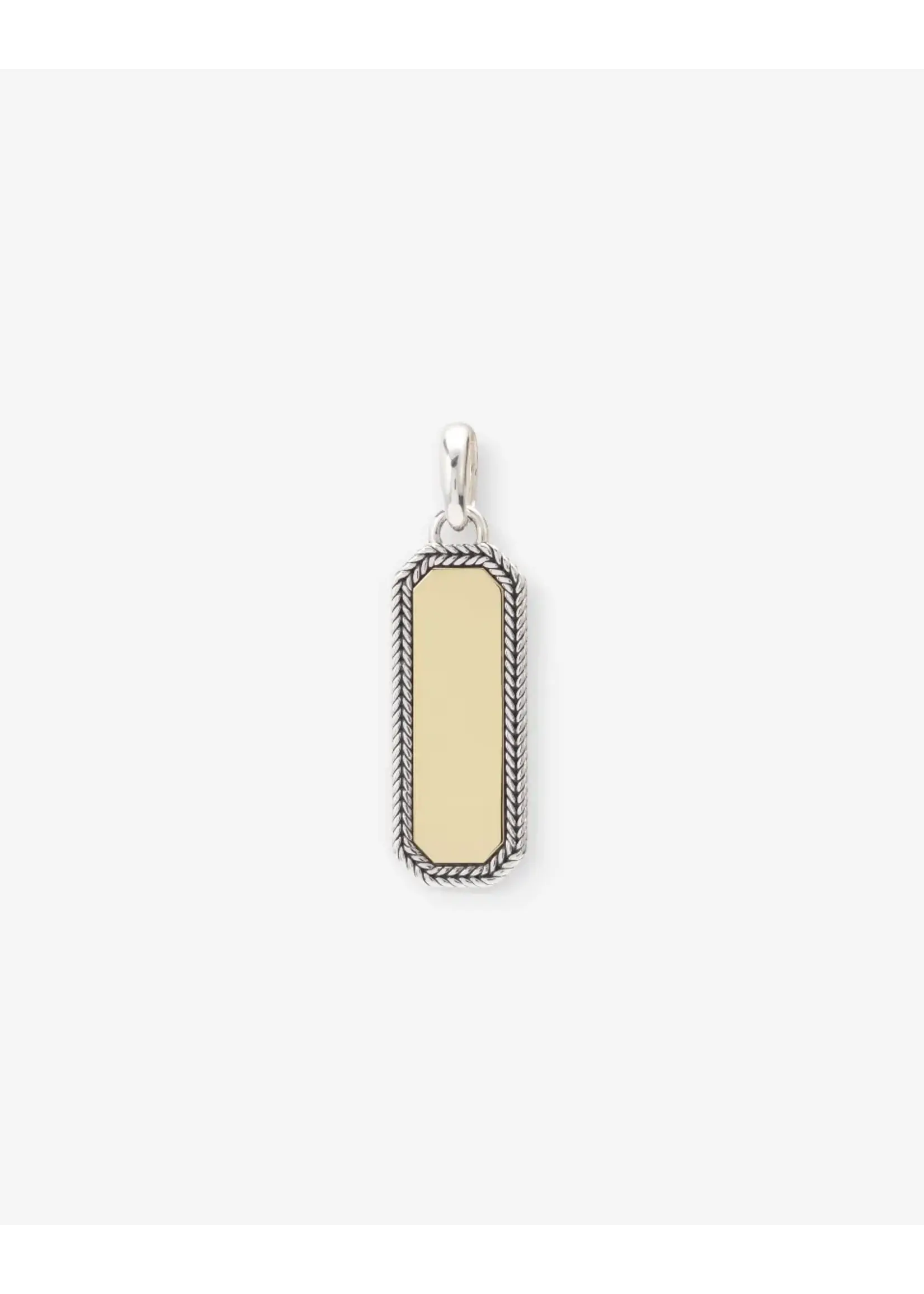 Buddha to Buddha Buddha to Buddha Barbara Octagon Tag Anhänger Bicolor
