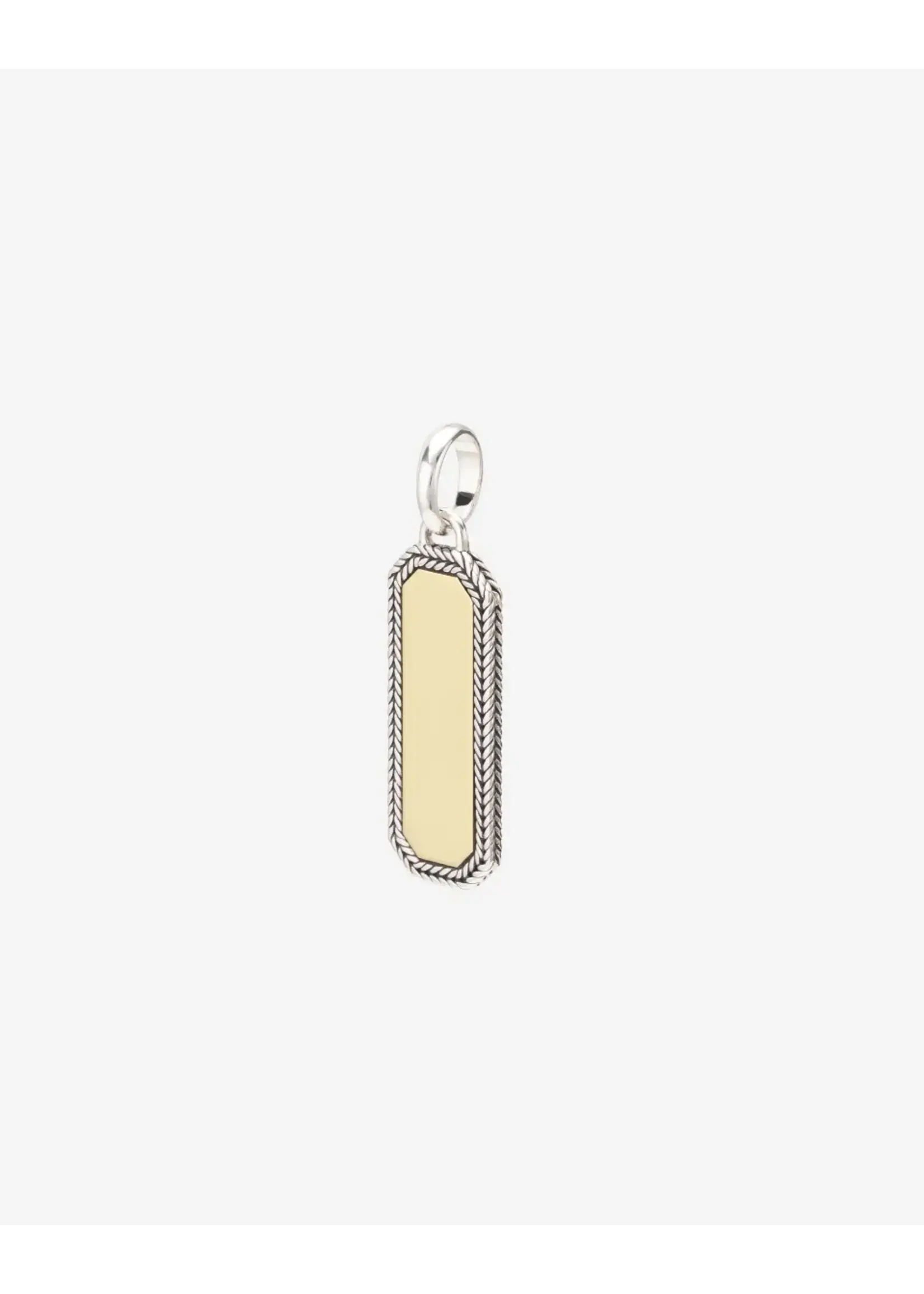 Buddha to Buddha Buddha to Buddha Barbara Octagon Tag Anhänger Bicolor