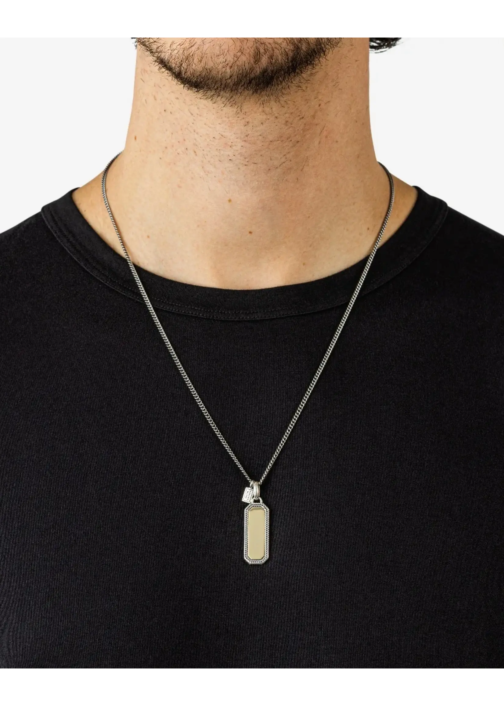 Buddha to Buddha Buddha to Buddha Barbara Octagon Tag Anhänger Bicolor