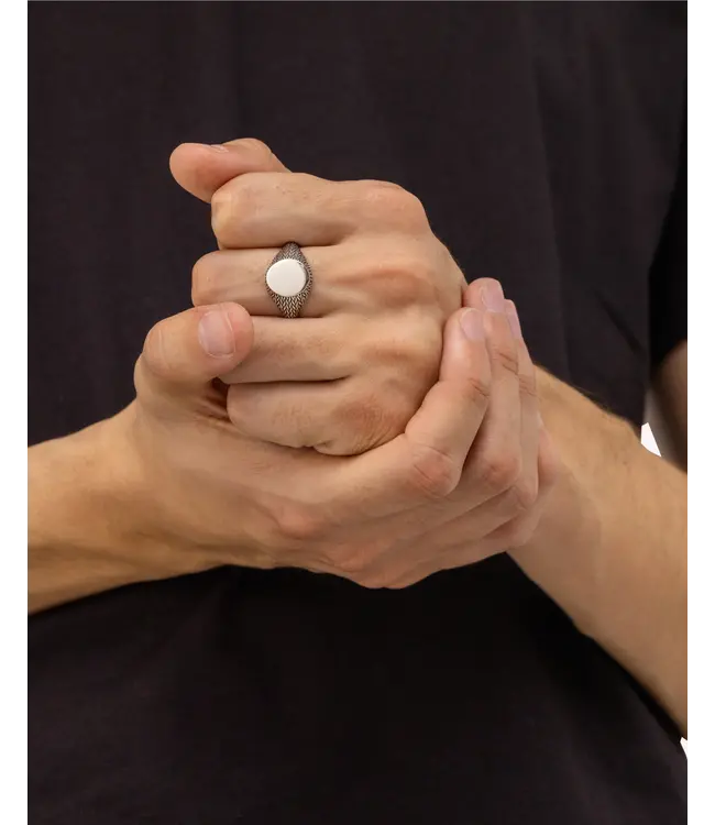 Ring Ellen Zegel Zilver