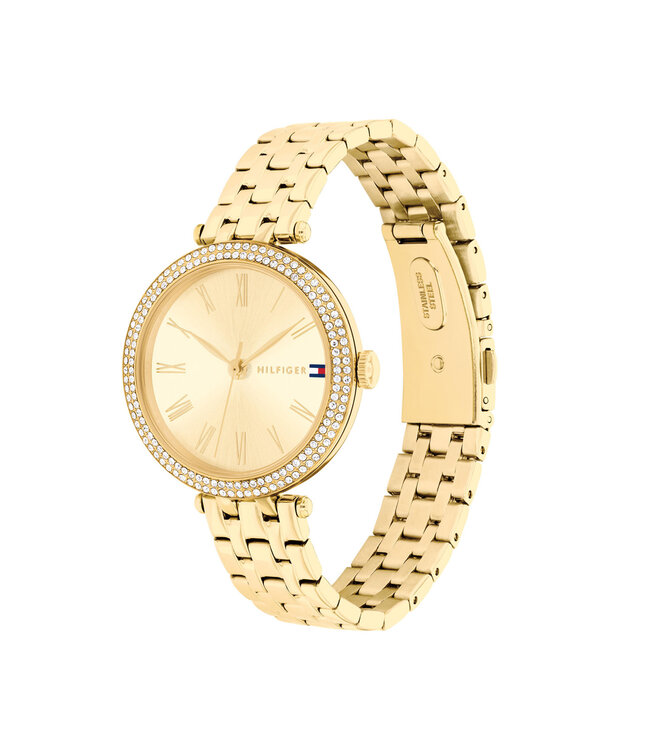 Tommy Hilfiger Tommy Hilfiger TH1782718 Horloge Dames Goudkleurig 34mm