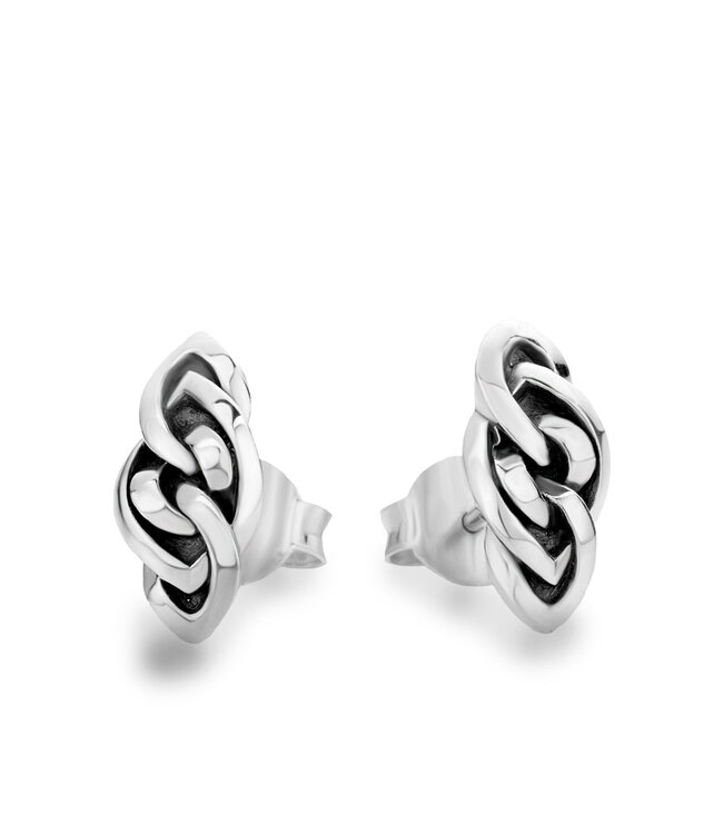 Buddha to Buddha Exclusive Nathalie Oorknopjes Silver en Verguld 925 Sterling Silver – Free Engraving