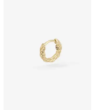 Buddha to Buddha Katja Ear Hoop - Silver & Gold Vermeil