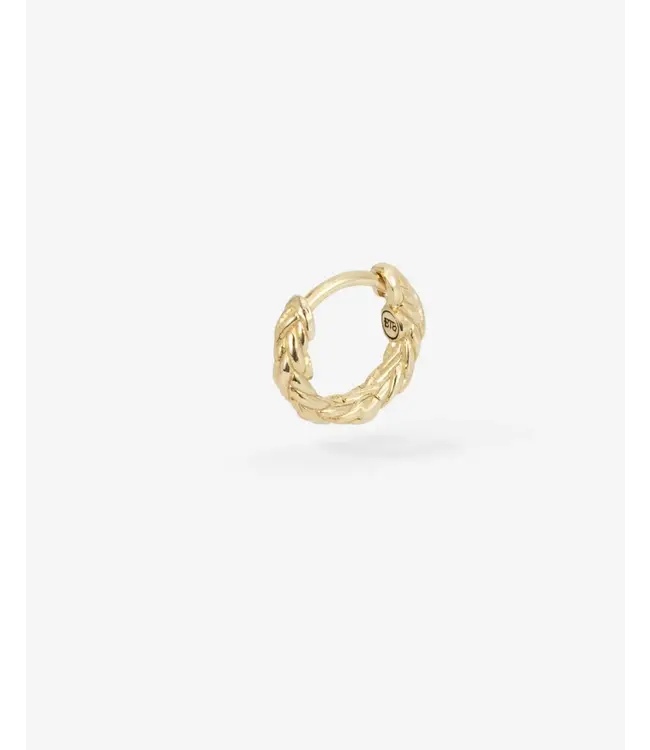 Buddha to Buddha Exklusives Katja Ear Hoop - Silber & Gold Vermeil aus 925er Sterlingsilber – Gratis Gravur