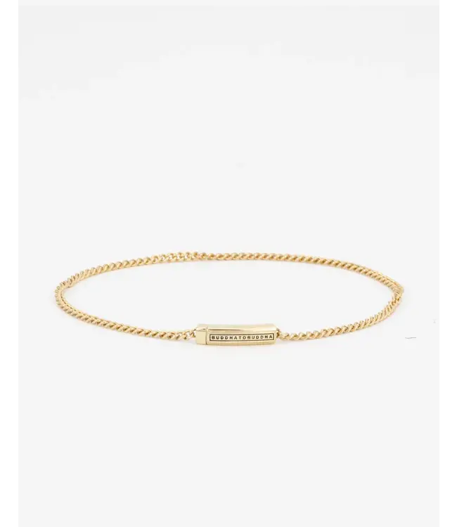 Buddha to Buddha Exclusieve Permanent Bracelet – Goud kleurig en Zilver van 925 Sterling Zilver – Gratis Gravure