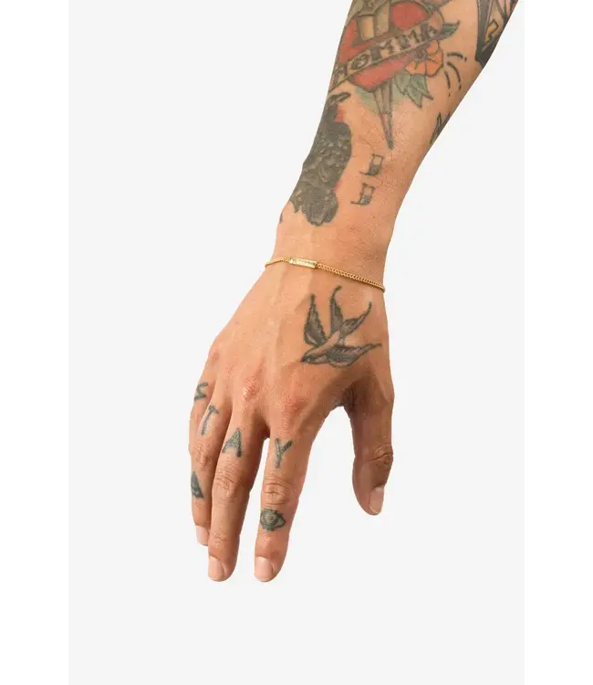 Buddha to Buddha Exclusive Permanent Bracelet – Gold Vermeil en Silver 925 Sterling Silver – Free Engraving