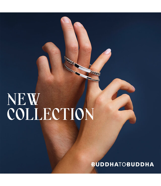 Buddha to Buddha Exclusieve Armband Essential Bar Zilver van 925 Sterling Zilver – Gratis Gravure