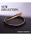 Buddha to Buddha Exclusive Ben Mini Bracelet Bicolor 14kt 925 Sterling Silver – Free Engraving